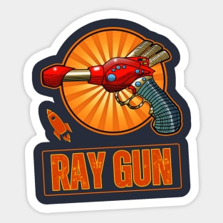 Cool Sci Fi Ray Gun Sticker